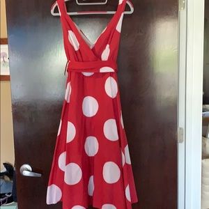 Lovely Polka Dot 50’s Style Red & White Sun Dress
